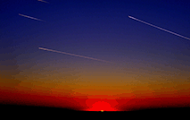 Meteor 5047 passing through the night sky 56308